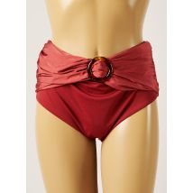 LIVIA - Bas de maillot de bain rouge en polyamide - Femme - Taille 46 - Modz