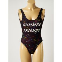 SWEET PANTS - Maillot de bain 1 pièce noir en polyamide - Femme - Taille 38 - Modz