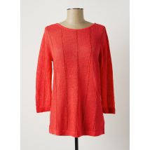 MONTAGUT - Pull rouge en lin pour femme - Taille 36 - Modz