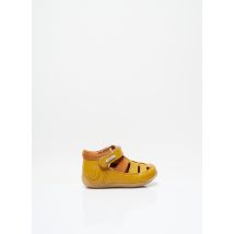 ASTER - Sandales/Nu pieds jaune en cuir - Garçon - Taille 19 - Modz