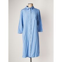 YEST - Robe mi-longue bleu en polyester - Femme - Taille 36 - Modz