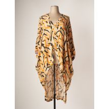 MAT. - Tunique manches longues beige en viscose - Femme - Taille 44 - Modz