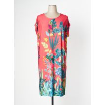 YOEK - Robe mi-longue rose en polyester - Femme - Taille 44 - Modz