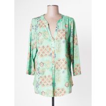 1086120062080 - Blouse vert en polyester - Femme - Taille 42 - Modz