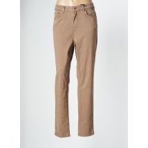 YESTA - Pantalon slim beige en tencel - Femme - Taille 44 - Modz
