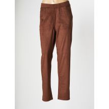 YESTA - Legging marron en polyester - Femme - Taille 50 - Modz