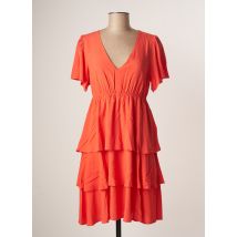 GAUDI - Robe mi-longue orange en viscose - Femme - Taille 36 - Modz