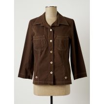 TELMAIL - Veste casual marron en coton - Femme - Taille 44 - Modz