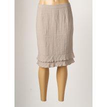 TELMAIL - Jupe mi-longue gris en viscose - Femme - Taille 38 - Modz