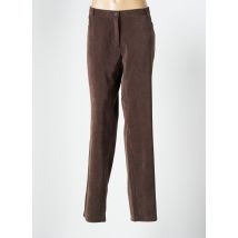 COSTURA 40 - Pantalon droit marron en polyester - Femme - Taille 50 - Modz