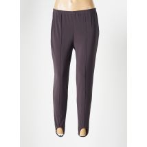 GRIFFONNAGE - Legging marron en polyester - Femme - Taille 40 - Modz