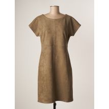 MALVIN - Robe mi-longue beige en polyester - Femme - Taille 40 - Modz