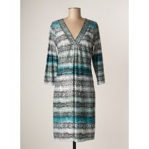 MALVIN - Robe mi-longue bleu en polyester - Femme - Taille 40 - Modz