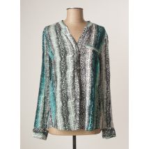 MALVIN - Blouse bleu en viscose - Femme - Taille 40 - Modz