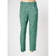 KING LOUIE - Pantalon droit vert en viscose - Femme - Taille 40 - Modz