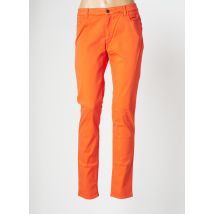 COUTURIST - Pantalon slim orange en coton - Femme - Taille W33 - Modz