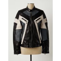 DAYTONA - Veste en cuir noir en cuir d'agneau - Femme - Taille 36 - Modz