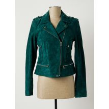 ROSE GARDEN - Veste en cuir vert en modal - Femme - Taille 36 - Modz