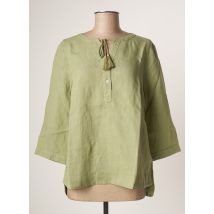 CECIL - Blouse vert en lin - Femme - Taille 40 - Modz