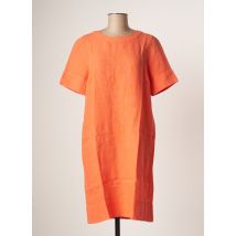 CECIL - Robe mi-longue orange en lin - Femme - Taille 38 - Modz