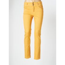 PHILDAR - Pantalon slim jaune en coton pour femme - Taille 36 - Modz