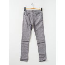 3 POMMES - Pantalon slim gris en coton - Fille - Taille TU - Modz