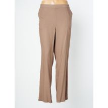THALASSA - Pantalon droit beige en lin - Femme - Taille 46 - Modz