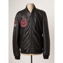 DAYTONA - Veste en cuir noir en cuir d'agneau pour homme - Taille M - Modz