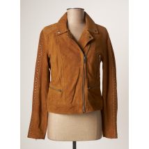 ROSE GARDEN - Veste en cuir beige en cuir - Femme - Taille 38 - Modz