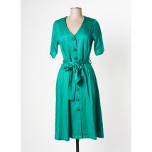 ZILCH - Robe mi-longue vert en tencel pour femme - Taille 36 - Modz