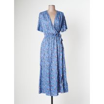 BLUTSGESCHWISTER - Robe mi-longue bleu en viscose - Femme - Taille 34 - Modz