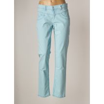 MSN - Pantalon slim bleu en coton - Femme - Taille 38 - Modz