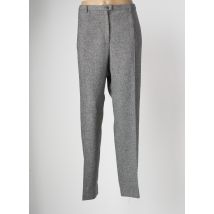 SOLRIEU - Pantalon droit gris en laine - Femme - Taille 50 - Modz
