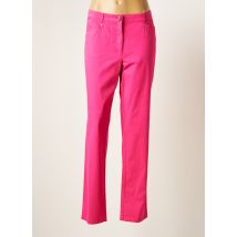RABE - Pantalon slim rose en coton - Femme - Taille 46 - Modz