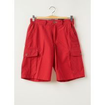PETER COFOX - Bermuda rouge en coton - Homme - Taille 38 - Modz