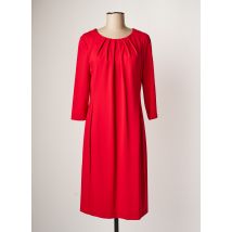 BASLER - Robe mi-longue rouge en viscose - Femme - Taille 36 - Modz