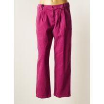 HAPPY - Pantalon droit violet en coton - Femme - Taille W25 - Modz