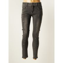 TOXIK3 - Jeans coupe slim gris en coton - Femme - Taille 36 - Modz