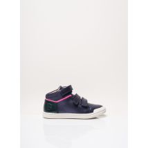 10 IS - Baskets bleu en cuir - Fille - Taille 25 - Modz