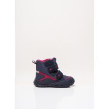 SUPERFIT - Bottines/Boots bleu en textile - Fille - Taille 23 - Modz