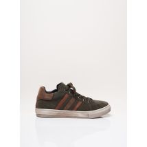REQINS - Baskets vert en cuir - Garçon - Taille 32 - Modz