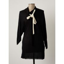 PIER ANTONIO GASPARI - Tunique manches longues noir en modal - Femme - Taille 38 - Modz