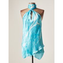 RALPH LAUREN - Top bleu en soie - Femme - Taille 40 - Modz