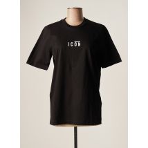 DSQUARED2 - T-shirt noir en coton - Femme - Taille 34 - Modz