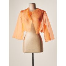 PAULE KA - Boléro orange en soie pour femme - Taille 42 - Modz