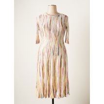 MISSONI - Robe pull blanc en soie - Femme - Taille 42 - Modz