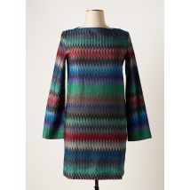 MISSONI - Robe courte bleu en viscose - Femme - Taille 42 - Modz