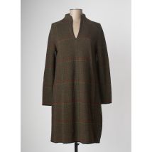 SIYU - Robe pull vert en merinos - Femme - Taille 42 - Modz