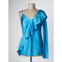 DIANE VON FURSTENBERG - Blouse bleu en acetate - Femme - Taille 36 - Modz