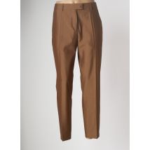 BARBARA BUI - Pantalon slim marron en laine pour femme - Taille 42 - Modz
